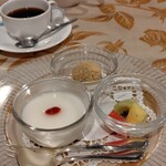 中国料理 景山 - デザート三種盛り合わせ