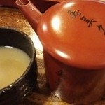 飛騨茶屋 寿美久 - トローリ蕎麦湯