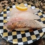 廻る寿司めっけもん - 市場からのめっけもん三貫