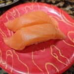 廻る寿司めっけもん - サーモン。まぐろ撮り忘れた