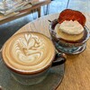 残花 - ホットラテとプリン