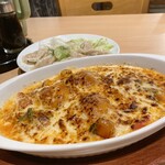 廣陵 - エビチリグラタン＆水餃子