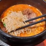 354447778 - 三河屋製麺のツルシコ細麺が美味い♪
