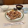 ピカドン - とんカラ揚げの定食(\800)