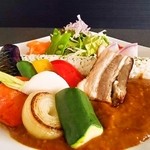 Shittokoko - 自家製ベーコンの野菜カレー前菜のみセット　1,000円