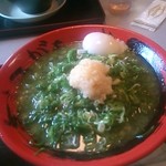 仏跳麺 - 九条ネギラーメン(赤丸)(にんにくなしは白丸)