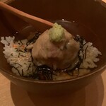 創作和食と美酒 うのさと - 『鯛のなめろう茶漬け』　715円