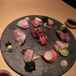 創作和食と美酒 うのさと - 『お造り五種盛り合わせ（２人前）』　3,916円
