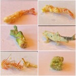 お座敷天婦羅 天政 - 春てんぷら