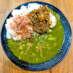 ジャパニーズ スパイス カリー ワッカ - ネオグリーンカレー  ¥1400