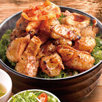 焼肉 韓国料理 韓国苑 - ホルモン丼