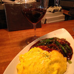 Original Dining KENT,S - ふわとろオムライス　チキンのハヤシソース　2015.02.28