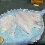 作 - コチの刺身