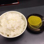 ラーメン 基峰 - めし(小) 120円