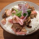 らーめん専門 和心 - 〆のチャーシューごはん