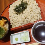 歌行燈 ゑべっさん - 料理写真:天丼セット(そば大盛)