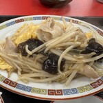 町中華ネオへそ - 豚と木耳と玉子の入りつけ