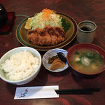 Tonkatsu Warashikko - ひれかつ定食1550円