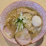中華蕎麦 自遊仁 - 塩煮干し半熟味玉　1010円