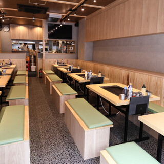 開放的な空間で鉄板焼きを◎学生さんやお仕事帰りのお客様歓迎