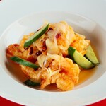 中国料理 百楽 - 海老の唐辛子甘酢