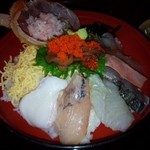 San'In Kaisen Robata Kaba - ランチ　海鮮丼　地魚沢山で美味でした！
