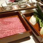 いにしえの宿 伊久 - すき焼きと利き酒セット