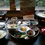 いにしえの宿 伊久 - 朝食　和食