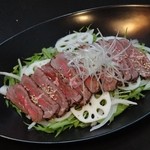 Seared beef salad