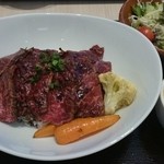 グリルＣ - 黒毛和牛 炙り漬けライス　ラージサイズ＆ごはん大盛り