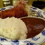 とんかつ檍のカレー屋 いっぺこっぺ 蒲田本店 - 2015/02/28 上ロースカツカレー＋大盛り（約350g）