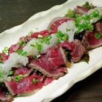 Seared beef with grated ponzu sauce