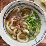 純手打 うどん 勝一 - かけうどん340円