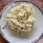 純手打 うどん 勝一 - かき揚げ天ぷら100円