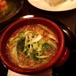 イタリアンバールエル - エビのアヒージョ、ぐつぐついってます