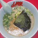 山岡家 - 朝ラーメン（脂多め・味濃いめ）