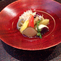 うなぎと季節料理とらや - 野菜のお浸し
                  
