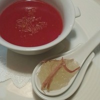 礼華　青鸞居 - 燕の巣と赤カブのスープ
