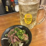 銀座屋  - 角ハイと牛タタキ