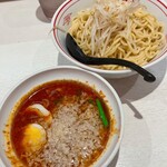 蒙古タンメン中本 - 料理写真:冷し海老味噌北極  @1,270  背脂トッピング  @130