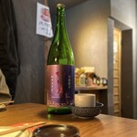 吟魚のはなれ  吟チロリ - 羽根屋 かすみざけ 純米吟醸 生酒(950円)