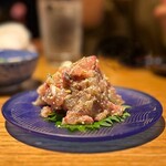 吟魚のはなれ  吟チロリ - アジのなめろう(1,680円)