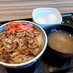 吉野家 - 料理写真:朝牛セット@\552円