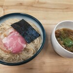 麺処 有彩 - 昆布水つけ麺醤油900円+中盛50円