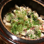 温味 - 2015/02　北寄帆立牡蛎の炊き込み御飯