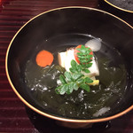 温味 - 2015/02　甘鯛葛打ち、鳴門若布、木の芽