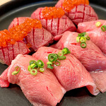 A5黒毛和牛 炙り赤身肉寿司