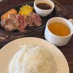 ガスト - 料理写真:満足ランチ 赤身ビーフステーキランチ 2026/3/16