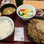 なか卯 - 料理写真:牛カルビ定食(小)