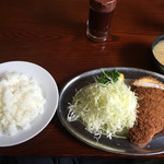 丸八とんかつ店 - 並かつのサービセット1150円